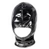 SXOVO Full Head Mask Cosplay Accessories Costume Blindfold Open Mouth Face Mask Men Women Unisex Open Mouth Blindfold Breathable Elastic SM Restraint