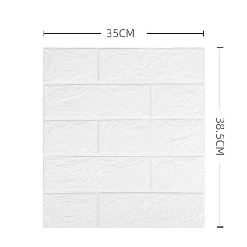 

10/20 шт. DIY самоклеящиеся утолщенные Ретро 3D наклейки на кирпичную стену модные водостойкие маслостойкие мягкие пенопластовые обои домашний декор 10PCS
