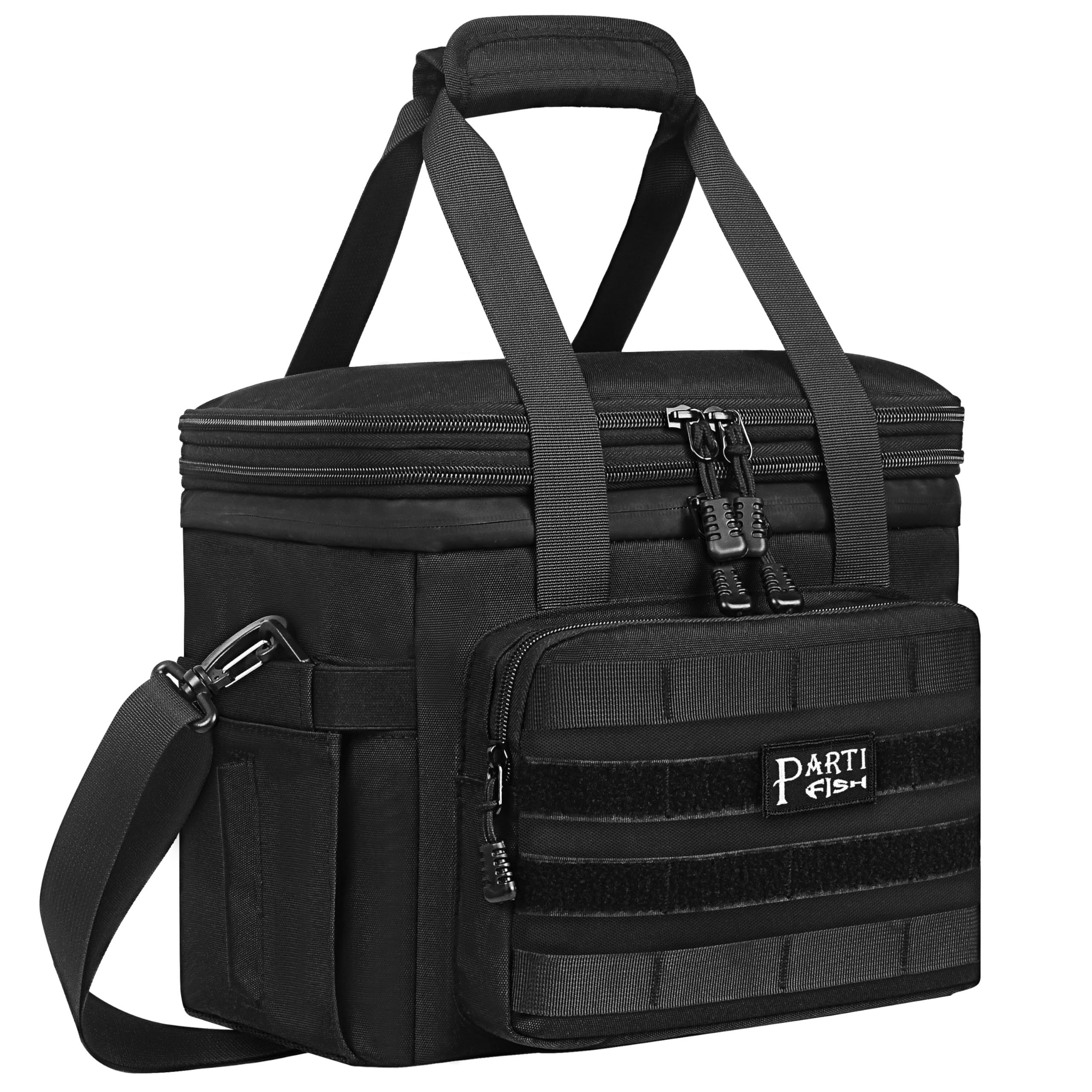 

PARTI FISH Мягкий термобокс Сильный термальный Ланч Большая вместимость к Большой сумке, 5-слойная изоляция, Сумка, Сумка, (15л 18л), Расширяемый, Складной, Водонепроницаемый,