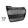 RS4 Style Front Honeycomb Mesh Grille Grill Fit    A4 B7 S-Line 2005-2008