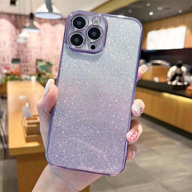 Luxury Colorful Glitter Plating Phone Case For Motorola Moto G42 G52 G53 G54 G40 Fusion Shockproof Bling Bumper Soft Back Cover