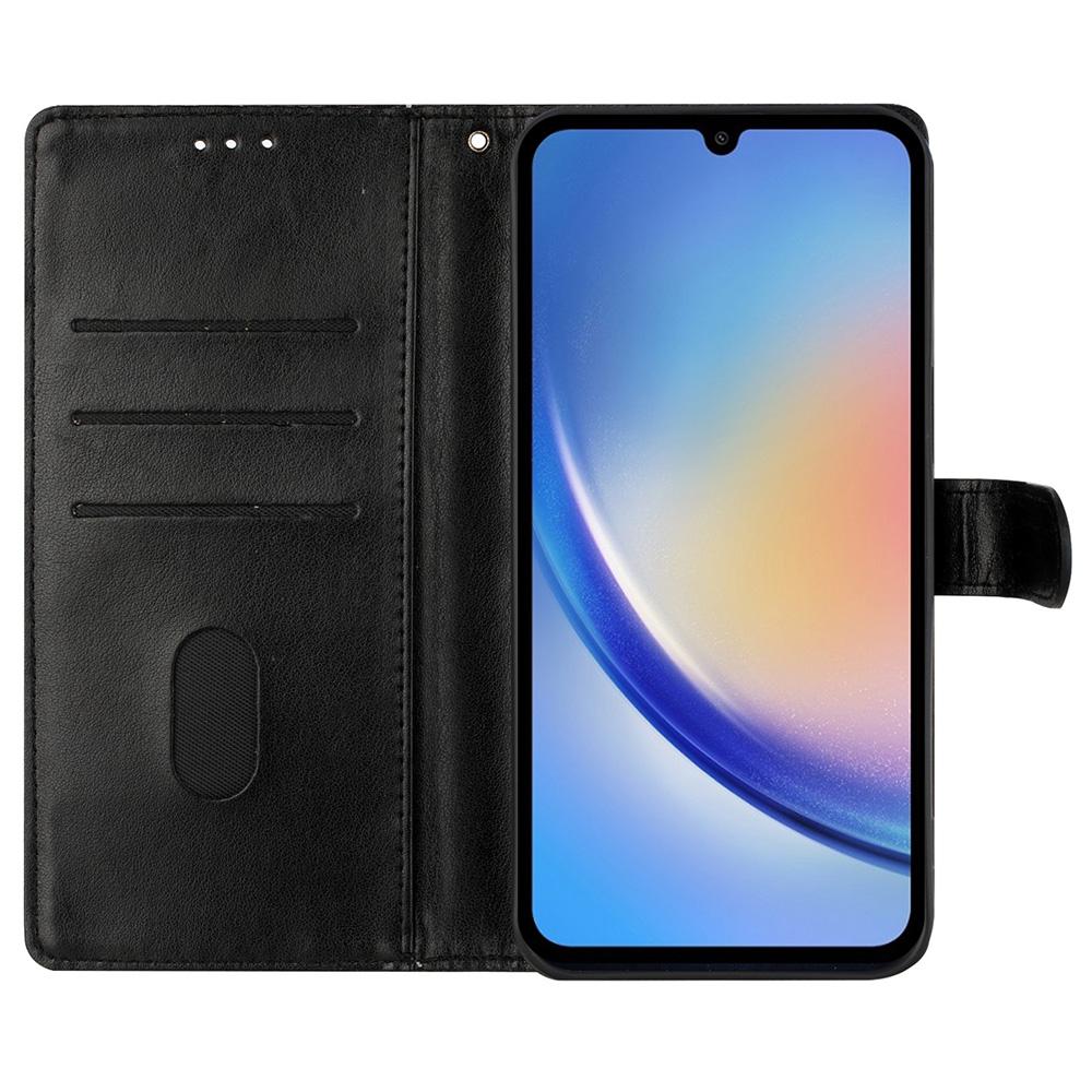 For Xiaomi Redmi A4 5G Wallet Phone Case Butterfly Floral Imprint Leather Flip Cover