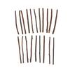 20 Stück Original Kleine Holzstäbchen Runde Holzäste Holzstäbchen DIY-Materialien für Garten Hochzeit Tischdekoration