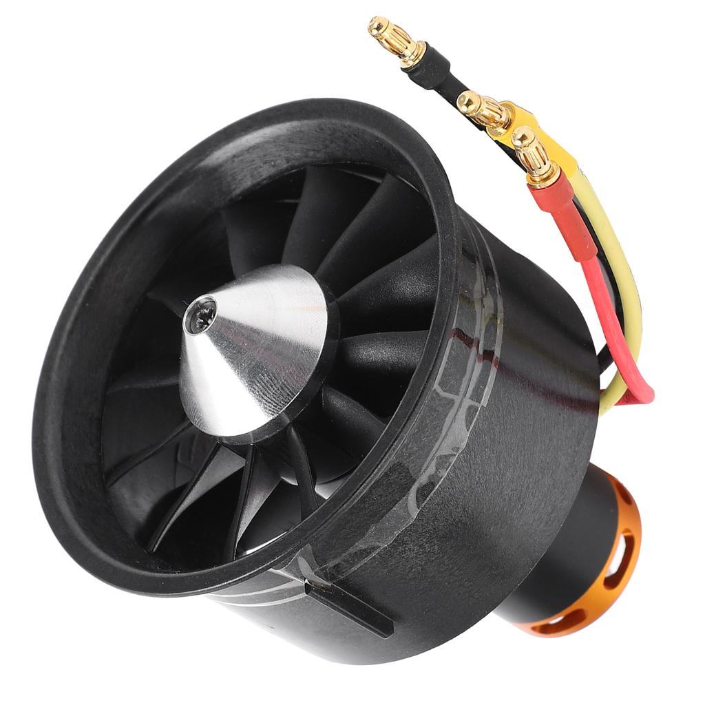 QXMotor 64mm EDF Set QF28223500KV Brushless Motor with 12 Blades Ducted Fan for RC Airplane