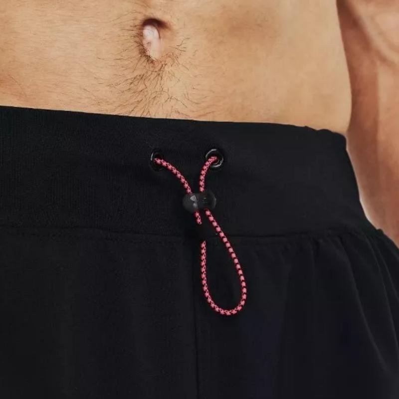 Under Armour Anywhere Color Block Check Running Shorts Men Shorts Black 1370331-001