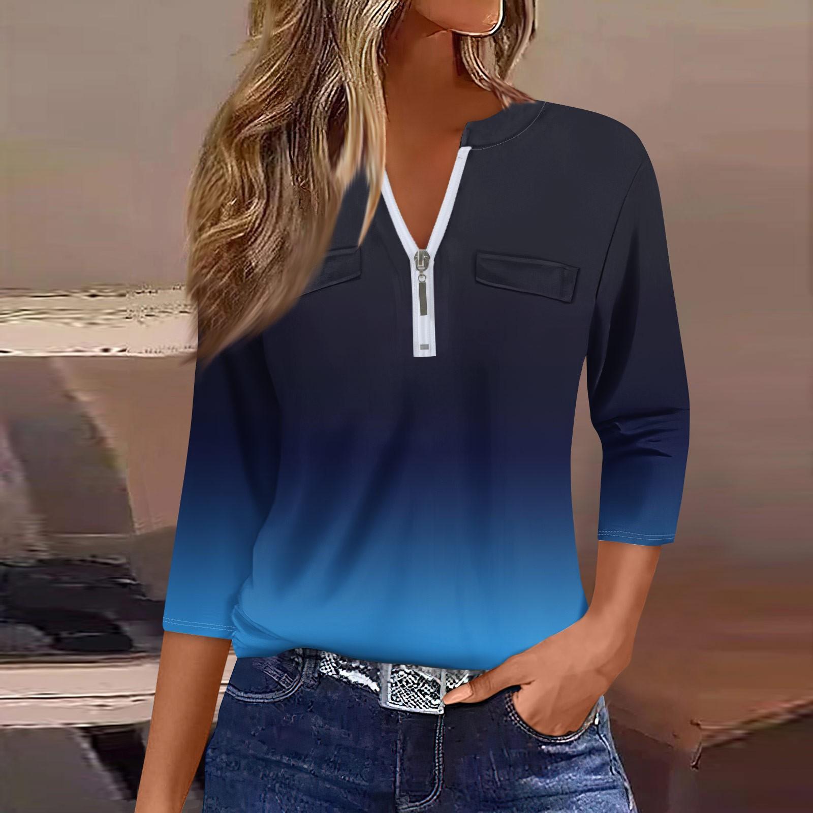 

Женские клетчатые рубашки с рукавом 3/4 на молнии с цветочным принтом, повседневная туника, блузка, топы L чёрный