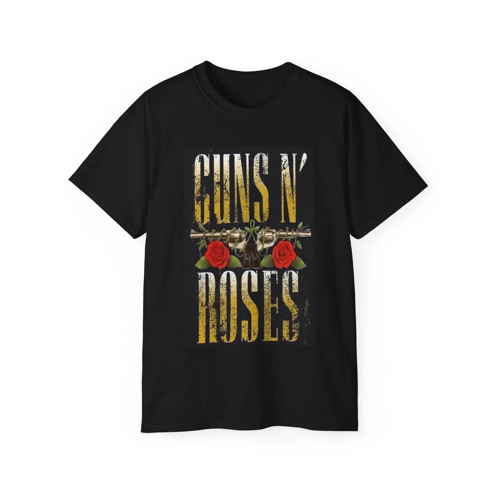 

Guns and roses рок винтаж 90-е концерт Аксель Слэш Унисекс футболка из ультрахлопка 4XL