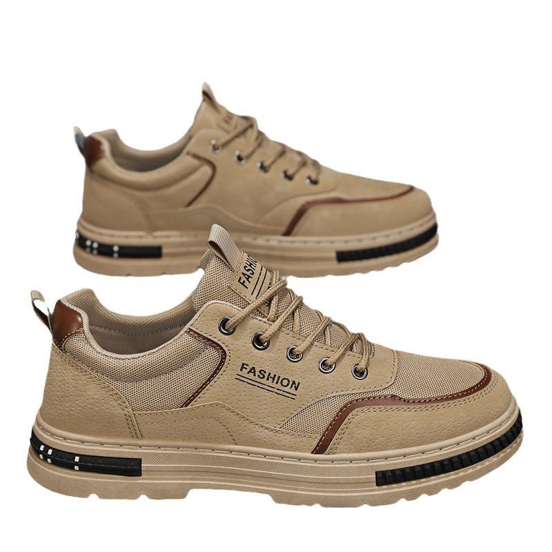 Men's Shoes Summer Breathable 2024 New Casual Sports Tooling Board Shoes Men's Non-slip and Wear-resistant Work Trendy Shoes