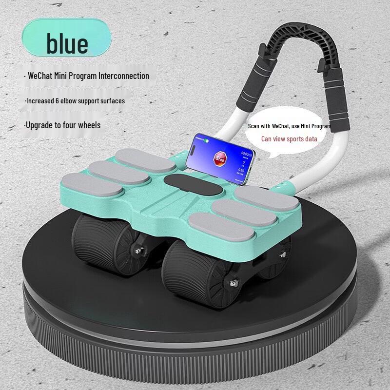 TLXT Automatic Rebound 4-Wheel Ab Roller