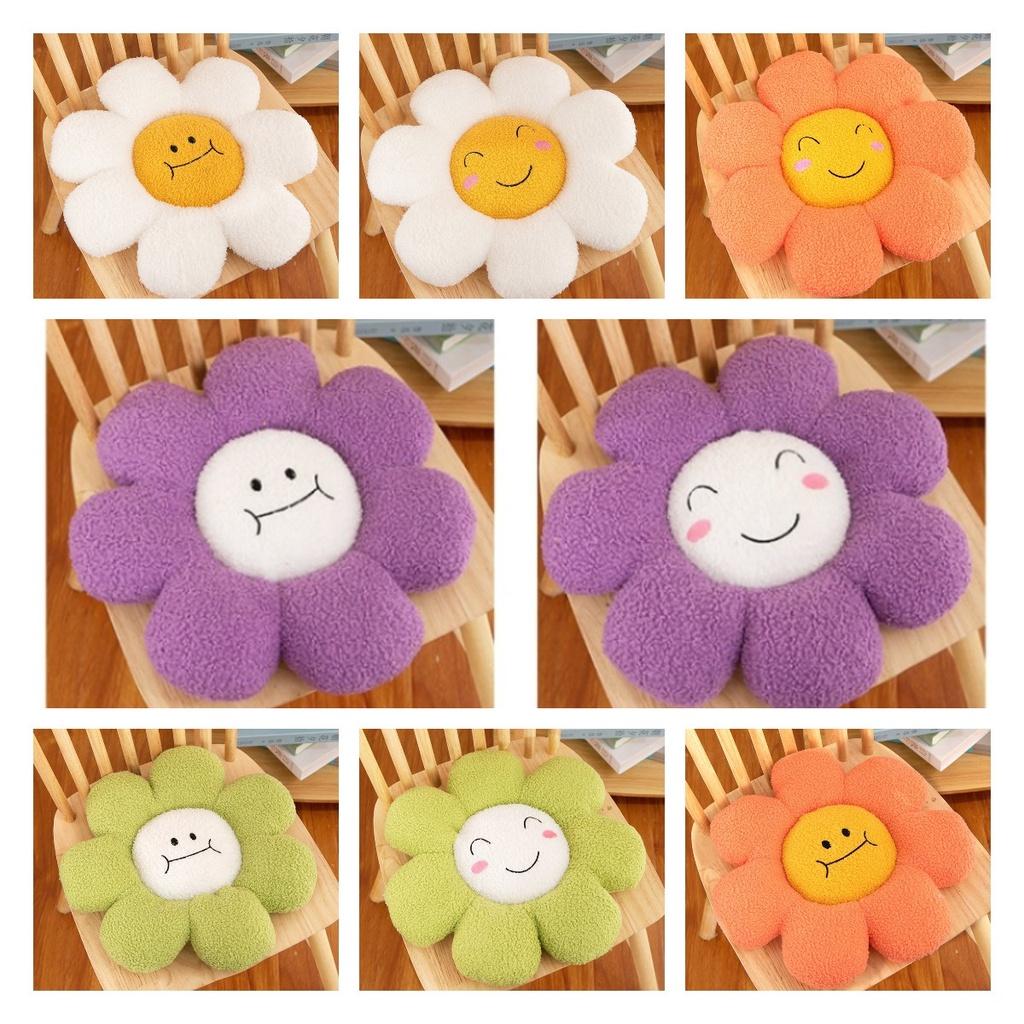 Kreatives Blumenkissen für lange Sitzstunden Ins Style Bürostuhlauflage