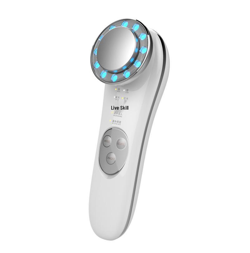 Photon Rejuvenation Facial Massager: Warm Light Cleansing & Lifting Instrument