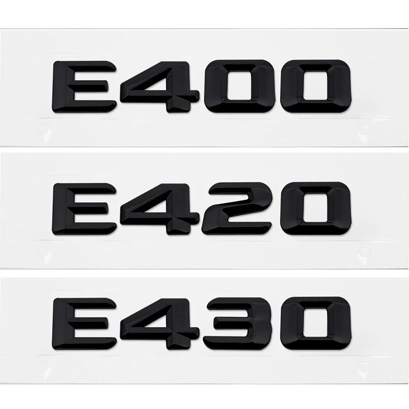 Car Rear Trunk Number Letter Sticker Tail Box Emblem Badge for E Class E300 E320 E350 E400 E420 E430 E500 E550 Logo Decal