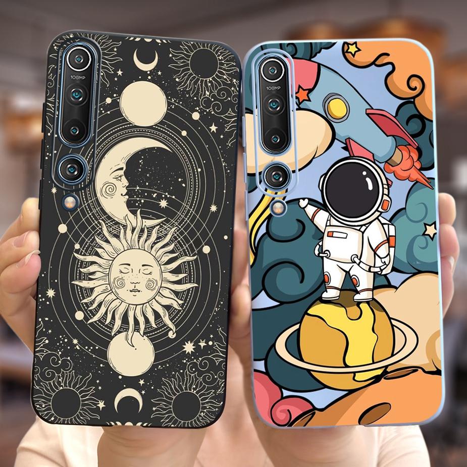 For Xiaomi Mi 10 Pro Case Cute Fashion Painted Cover Soft TPU Shockproof Phone Case For Xiaomi Mi 10 Lite Mi10 Pro 5G Full Coque