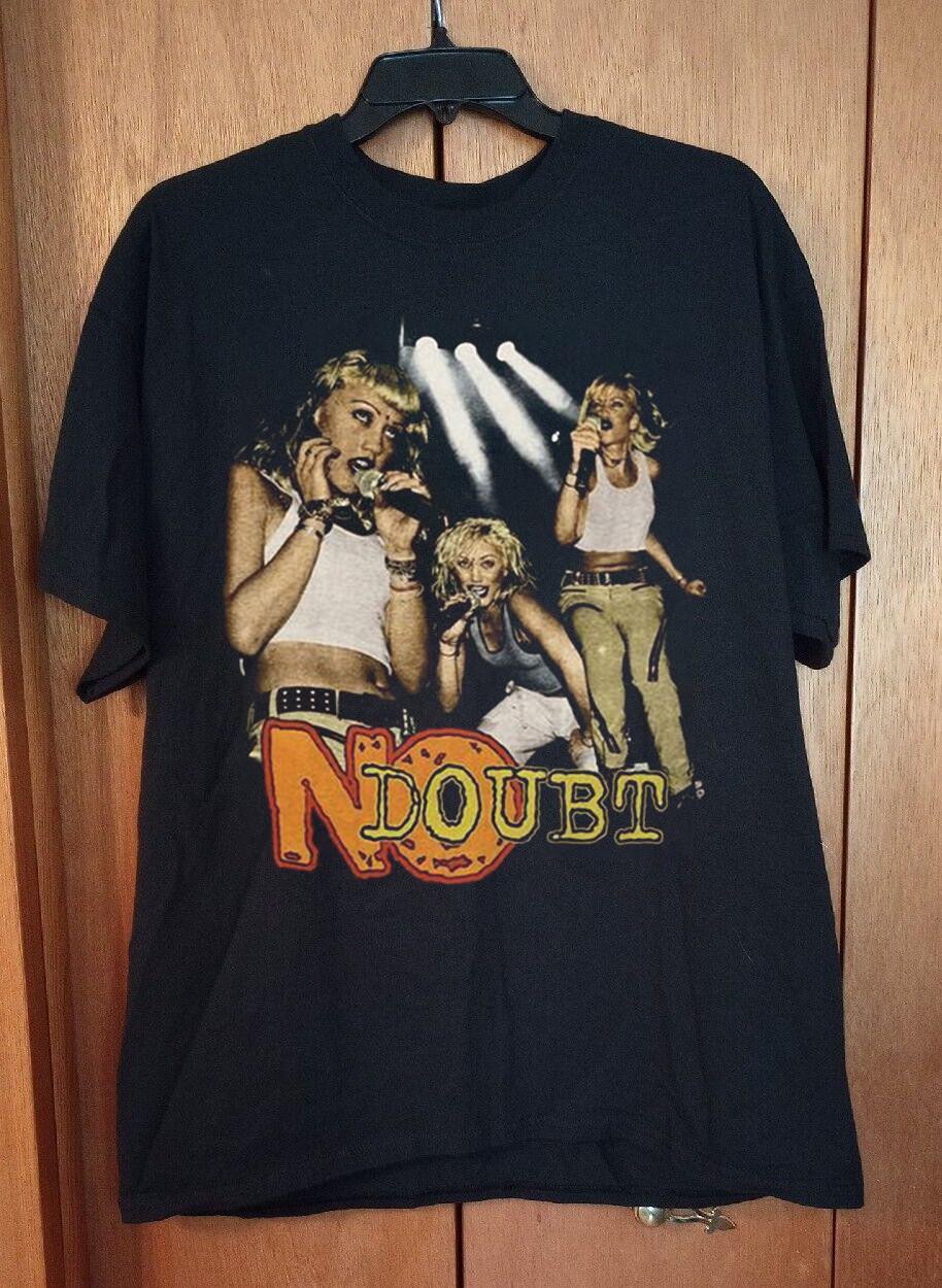 No Doubt Band Rap Tour Concert Unisex Black Cotton T-Shirt Full Size TS471 S