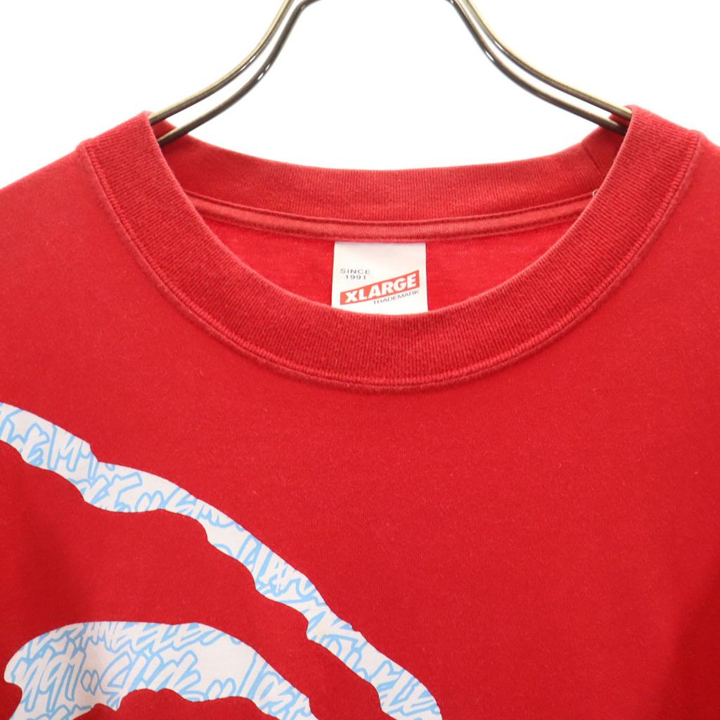 Xlarge Short Sleeve T-shirt L Red Men's Used