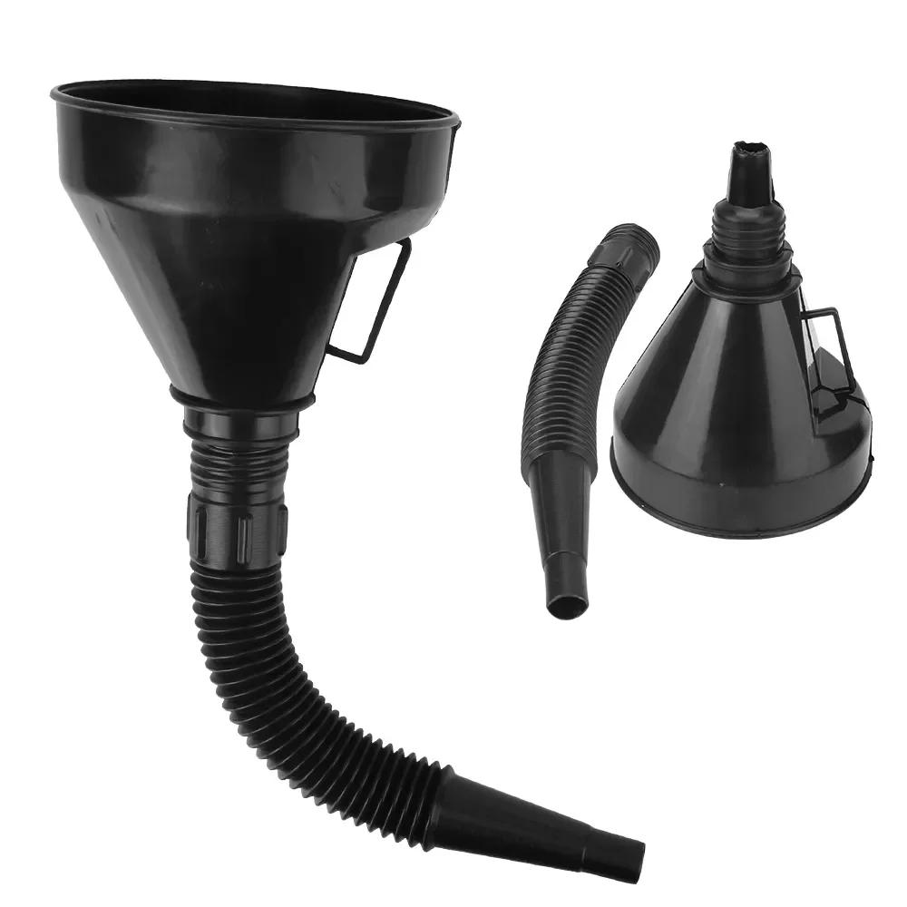 Universal-Öltrichter mit Filterrohrgriff-Set, Diesel-Gas-Kraftstofffüller, Autozubehör für LKW, Motorrad, Offroad, 4x4