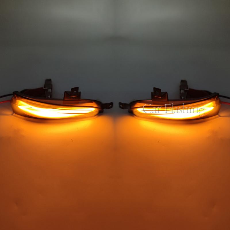 Dynamic Turn Signal For Renault Koleos HY 2011 2012 2013 2014 2015 2016 2017 1st Gen LED Strip Light Rearview Mirror Lamp