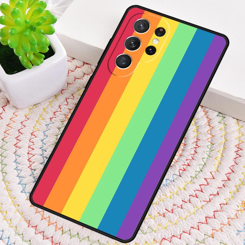 LGBT Pride Love Silicone Phone Case For Samsung Galaxy note 10 pro S26 S25 S24 S23 S22 S21 Plus S25Ultra Capa Cover