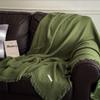 Outdoor Blanket Camping Pure Cotton Six-Layer Gauze Knitted Summer Quilt Tassel Throw Shawl Nap Cover