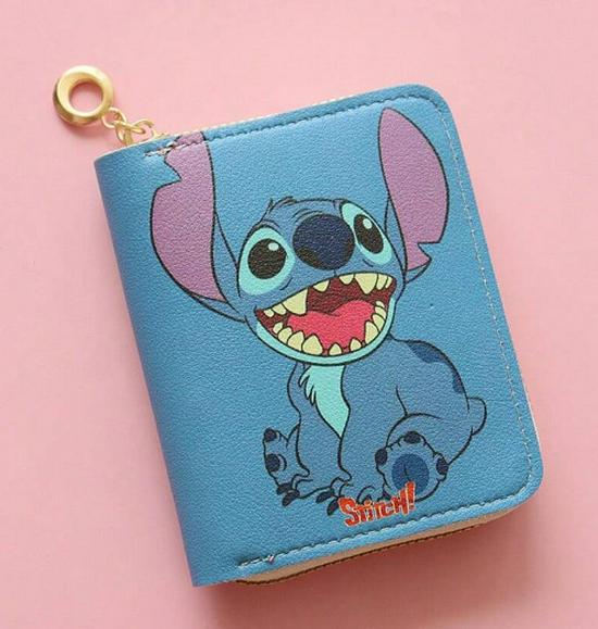 2024 Fashion Cartoon Mini Wallet: Short Zipper, Coin Purse, Student Card Holder
