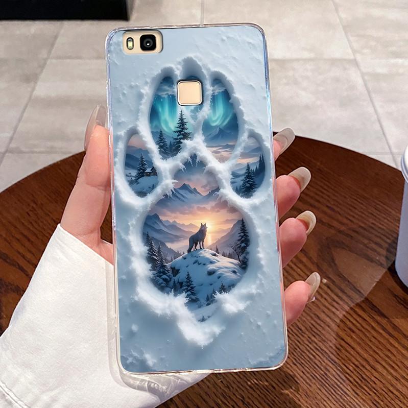 Soft Case For Huawei P9 Lite 2016 Back Cover Cute Love Rabbit Clear TPU Casing for Huawei P9Lite VNS-L31 VNS-L21 Bumper 5.2 inch