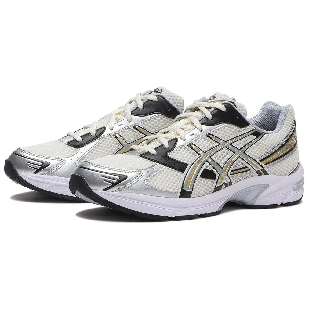 Asics Gel 1130 Cream Black Silver Unisex Sneakers Pure-Silver 1203A582-100