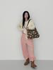 Atil Studio All Season Oxford Graphic Shoulder Bag _ [Coral Camellia]