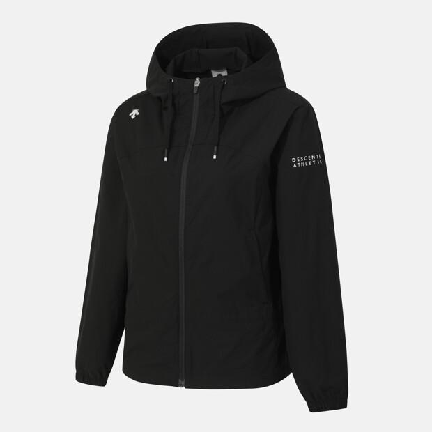 Descente Women'S Hooded Windbreaker Jacket Black Sr122Pwb21