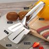 Stainless Steel Multifunctional Steak & Pancake Turner - Anti-Scald, Fish Clip, Kitchen Frying Spatula.
