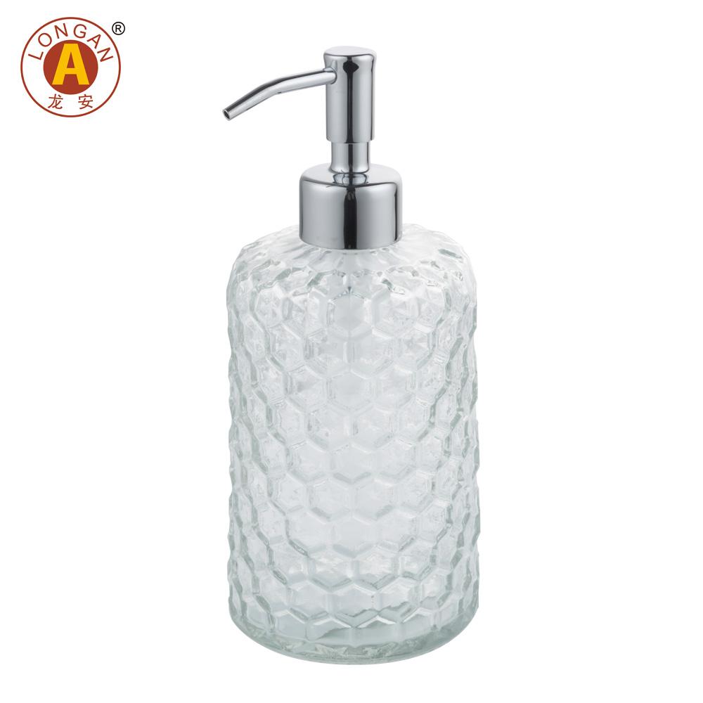 Hot Sale 450ml Dish Washing Soap Dispenser Soap Dispenser Glass Bottle Kitchen Dish Liquid Hand Soap Dispenser