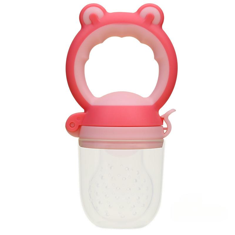 Alimentatore Frutta Cibo Silicone Senza BPA per Bambini Sacchetti Alimentazione Toddler Tettarella Nipple Soother per Neonati Masticatore Alimentazione Neonato