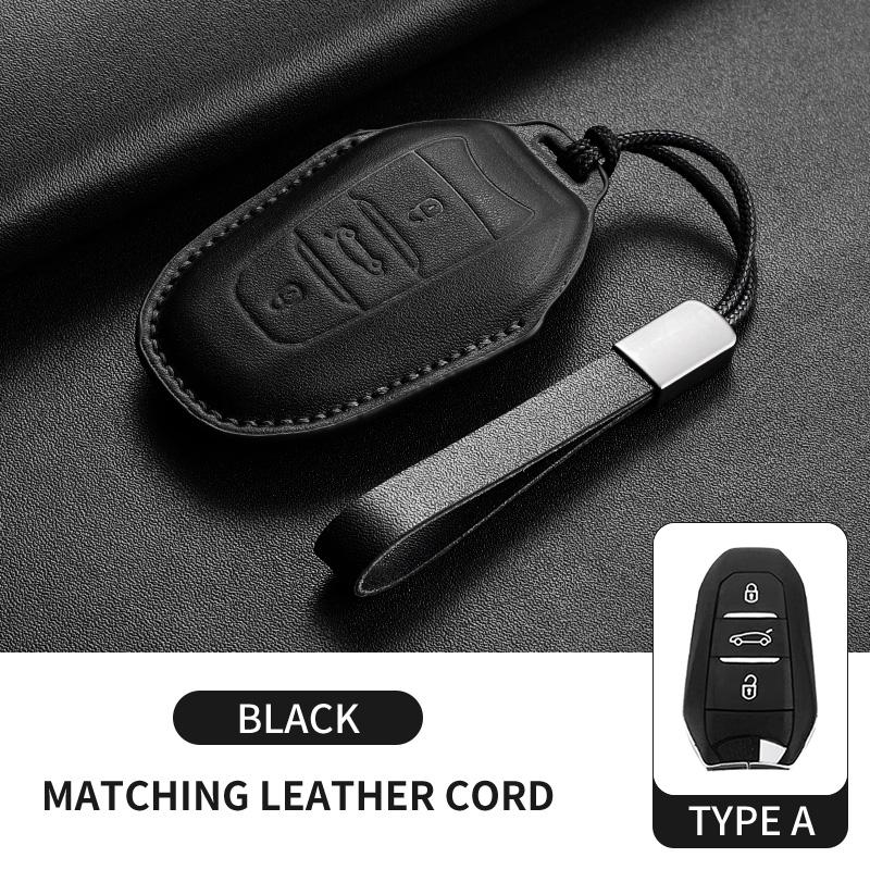 

Original Cars Color Leather Key Case Cover For Citroen C3 C4 C7 Cactus C5 Ds4 Ds5 Car Key Case Anti-Scratch Protecter Accessorie