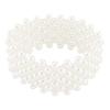 Faux Pearls Accessory Multipurpose Wear Resists Tarnish Cuff Bracelet Elegant Work and Party Wear Wristchain