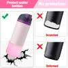 Silicone Water Bottle Boot For Owala 24oz 32oz 40oz Anti-Slip Protective Sleeve Bottom Bumper Protector Twist And Flip Cup Holders 5