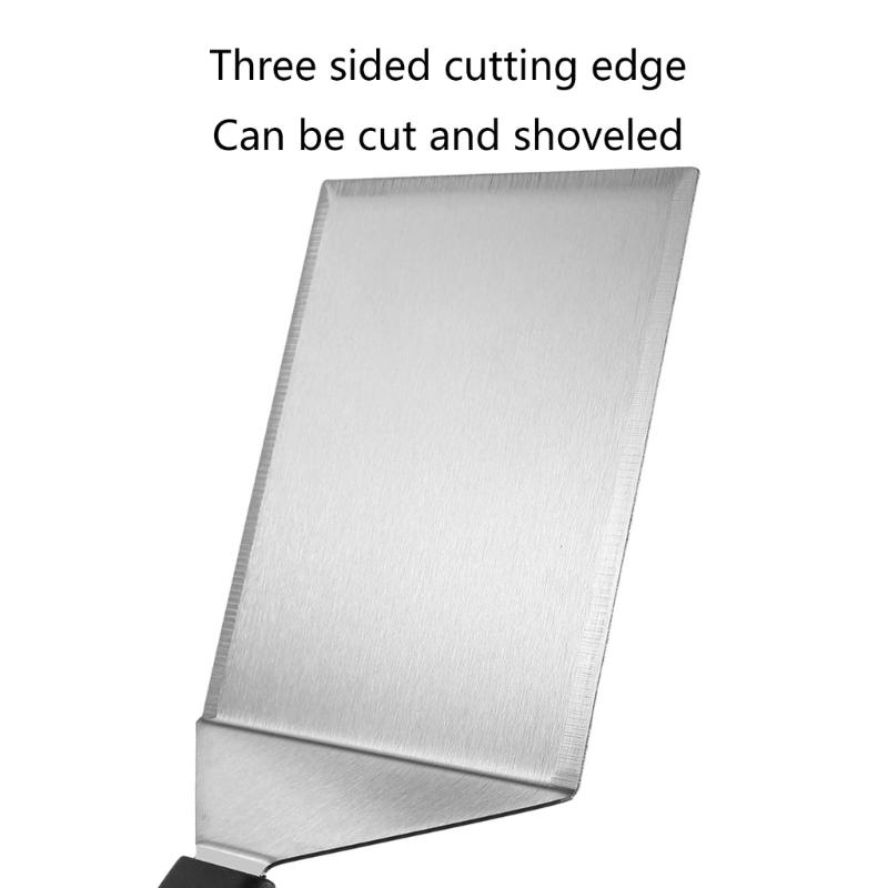 Barbecue Shovel Kitchen Cooking Shovel Essential Tool Stainless Steel Material Frying Shovel Great for Outdoor Grilling