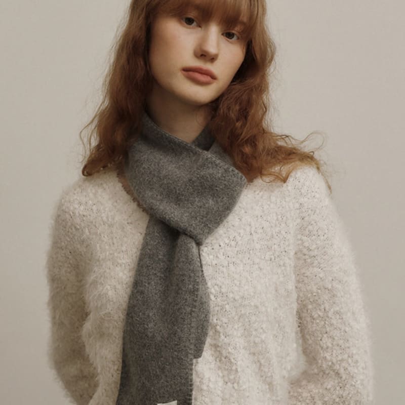 Marchen Day soft angora muffler_4color