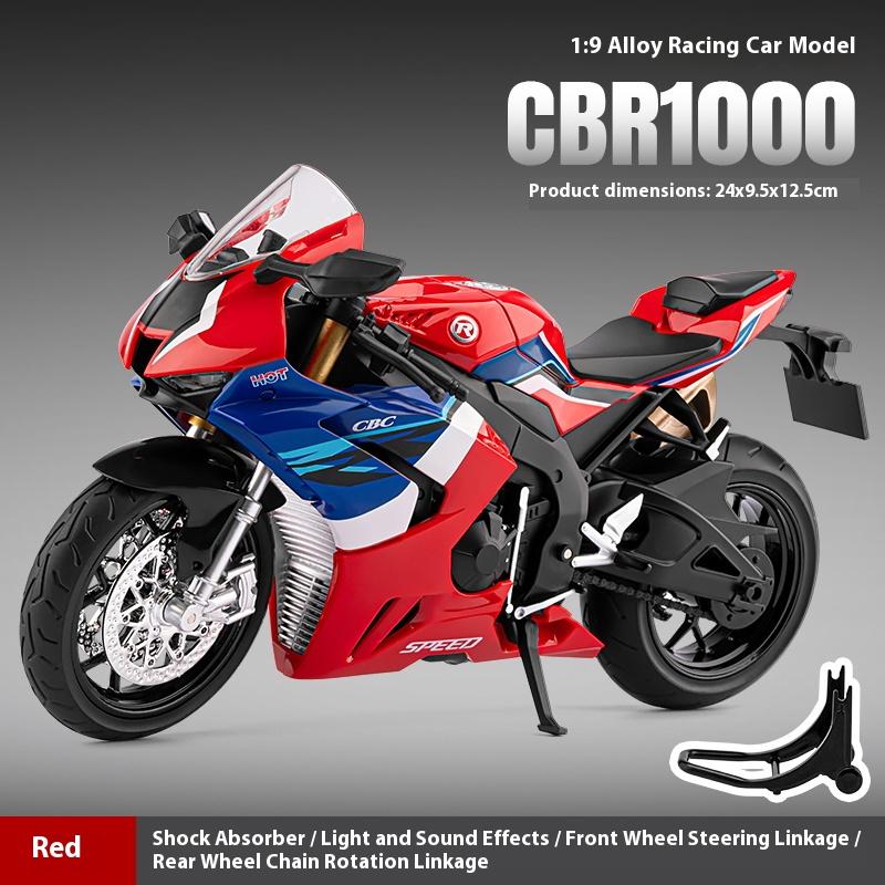 1:12 alloy motorcycle model, cool lighting, exquisite desktop ornaments, the best collection for motorcycle enthusiasts