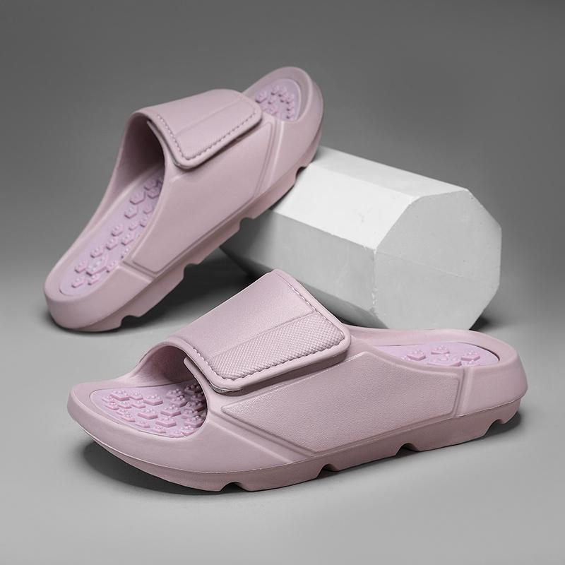 

New Summer Men Massage Slippers Sides Indoor Outdoor Sandals Beach Casual Shoes Soft Sole Slides Men Flip-Flops Men S Footwear 42
