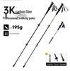 Explorer Women's Ultra-light Pink Carbon Fiber Folding Trekking Poles - Professional Hiking Gear
