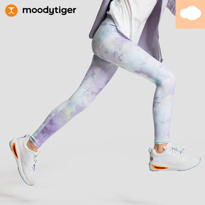 Moodytiger Girls  Little Cloud Print Yoga Leggings 120