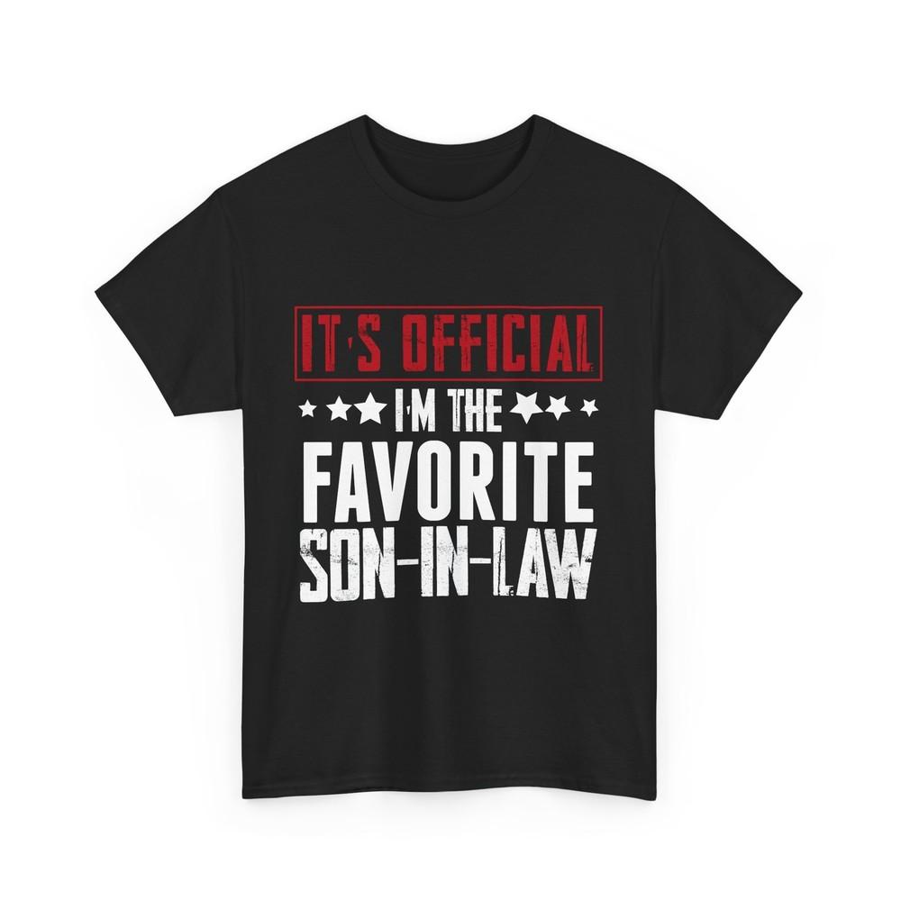 

Son In Law Shirt, It s Official I M The Favorite Son In Law Vintage Shirt M