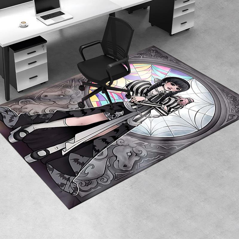 Gothic Lolita Chair Mat Gothic Home Decor, Sofa Carpet, Office Rug Gift for Bedroom, Living Room, Various Rooms