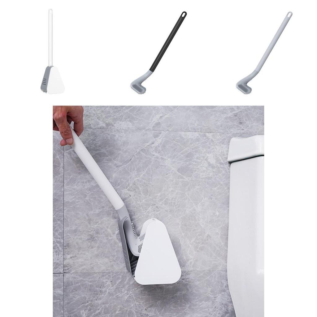 Toilet Brush For Golf Lovers Soft Rubber Bristles Extended Handle Leak-proof Base