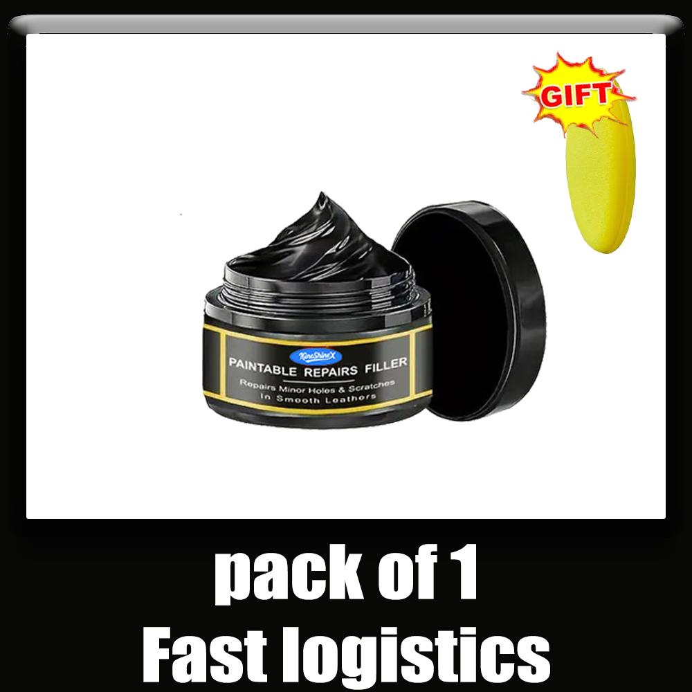 

Imitation Leather Repair Paste for Steering Wheels and Car Seats - Restore Faded Imitation Leather, Repair Tears and Scratches. 1pc