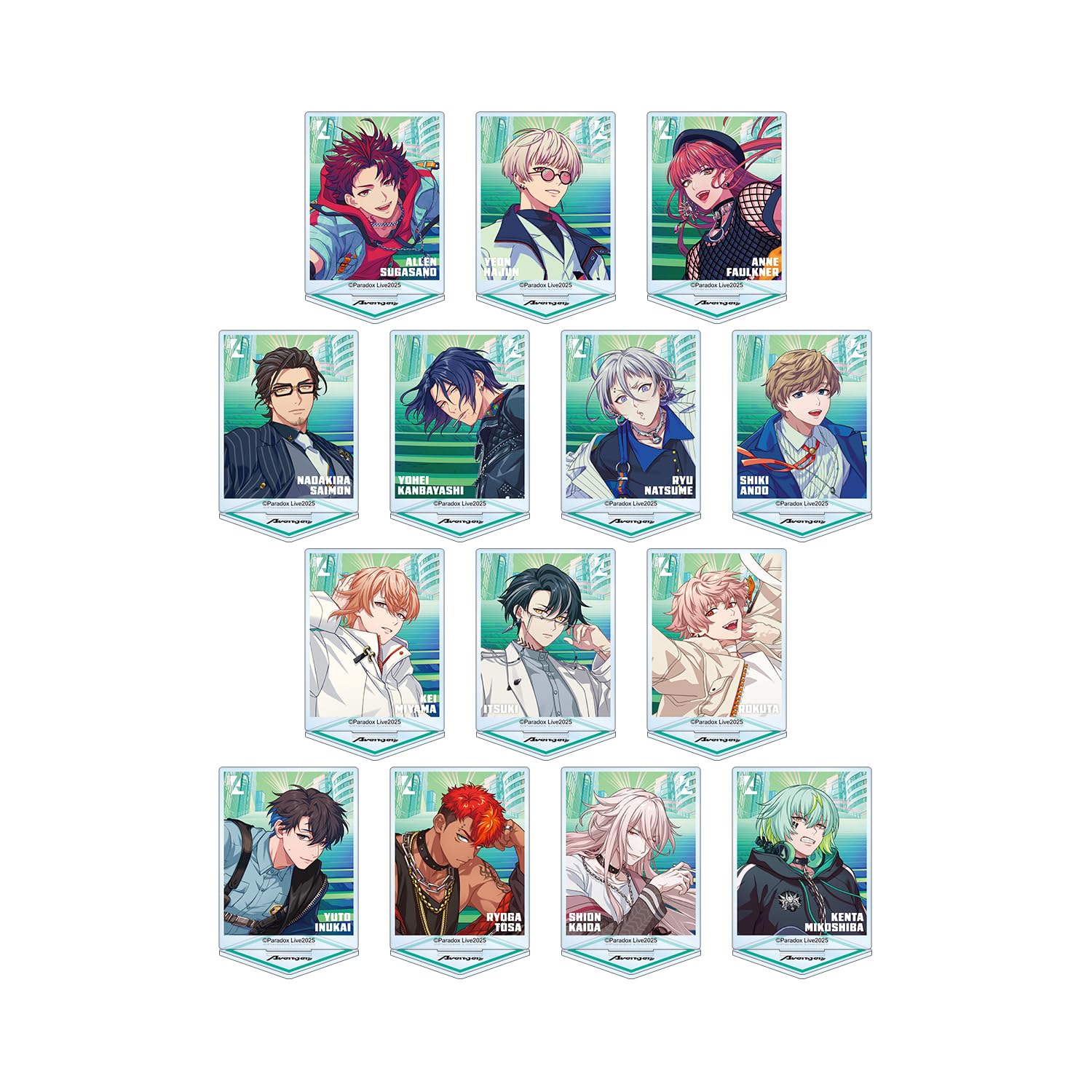 

Paradox Live Battle of Unity Trading Acrylic Stand Box ver.A 14-Piece