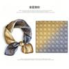 [111 mulberry silk] Korean version of classic cashew nut flower bag headscarf, small square scarf, shirt, suit, thin silk silk scarf