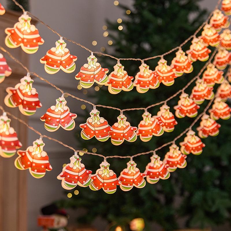 2025 LED Santa & Snowman String Lights for Christmas Trees & Windows - Festive Holiday Decoration