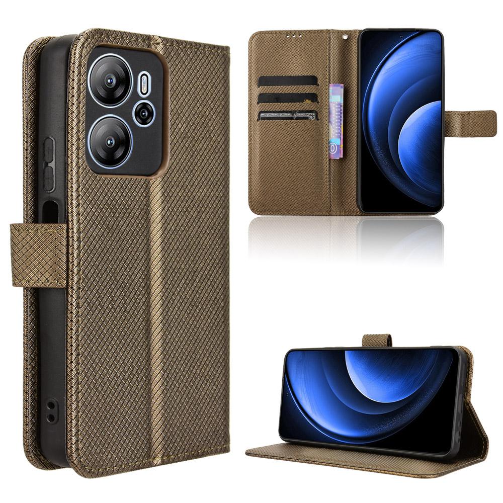 Flip-Cover für Oscal Tiger 13 Ledertasche [Flip Vintage Leder] Brieftasche Stoßfeste langlebige Retro-Telefonhülle