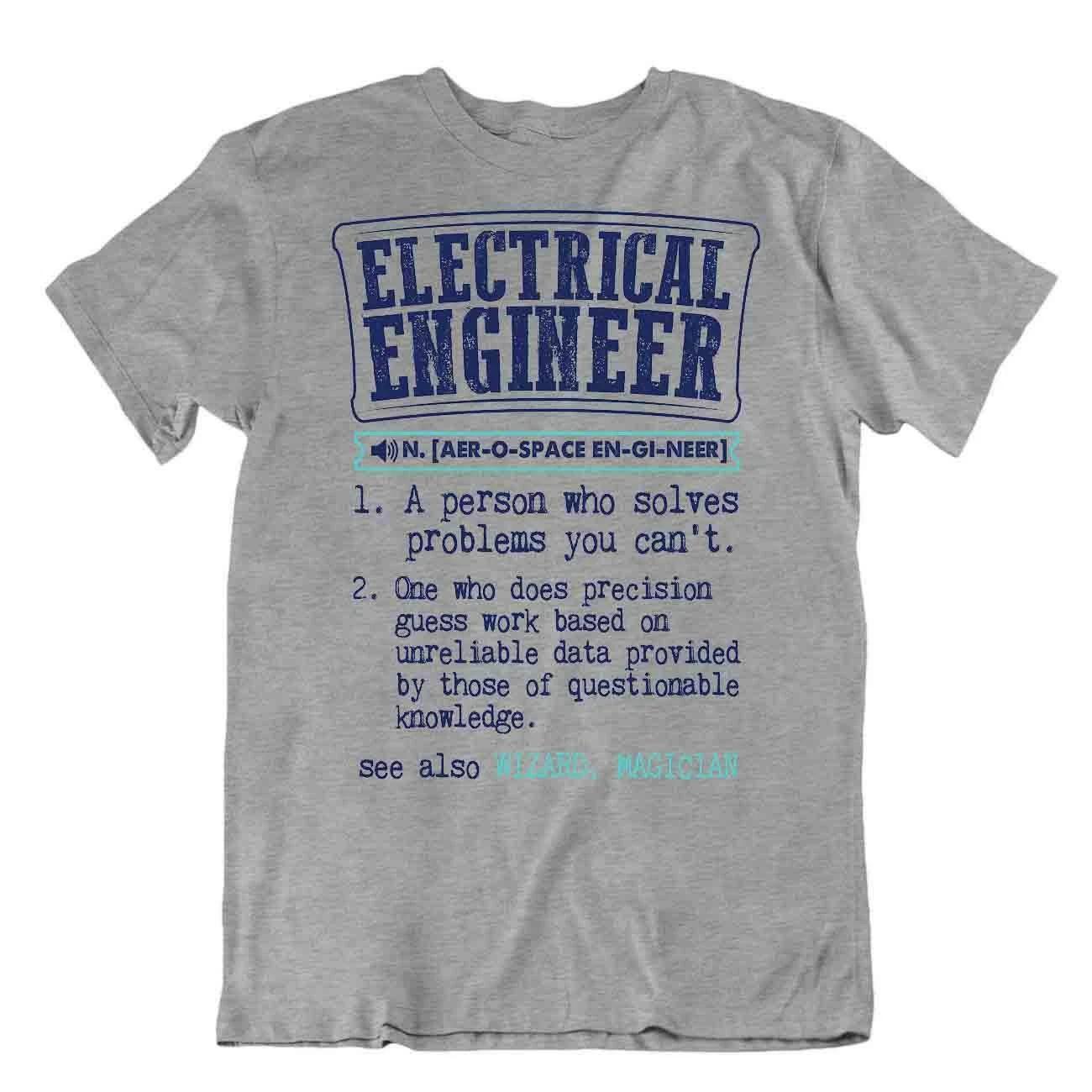 Electrical Engineer T Shirt Teacher Joke Shirts Funny Retro Tee M
