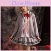 Costume da Bambina Zombie di Halloween con Pizzo e Rete per Bambini